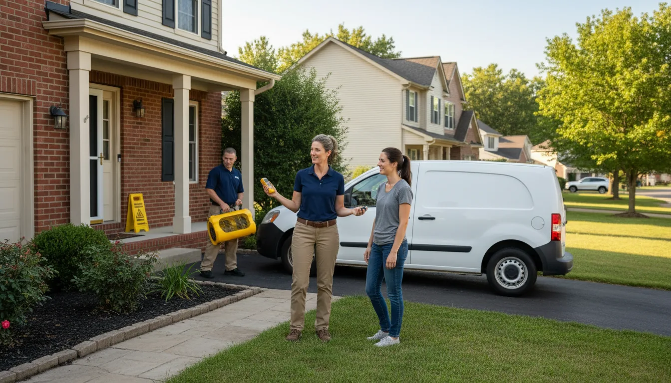 Residential water damage restoration in Deary, ID